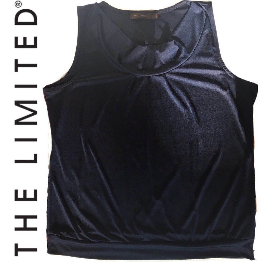 GUC The Limited Navy Shell Top w Banded Bottom